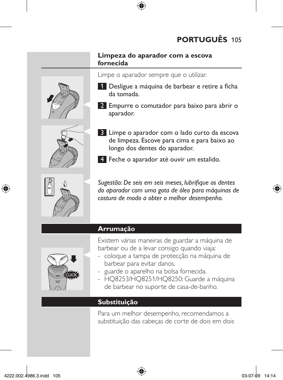 Philips Elektrorasierer User Manual | Page 103 / 124