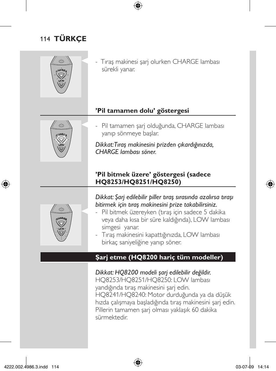 Philips Elektrorasierer User Manual | Page 112 / 124