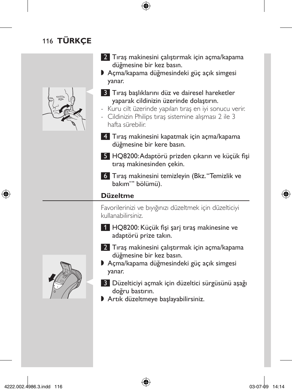 Philips Elektrorasierer User Manual | Page 114 / 124