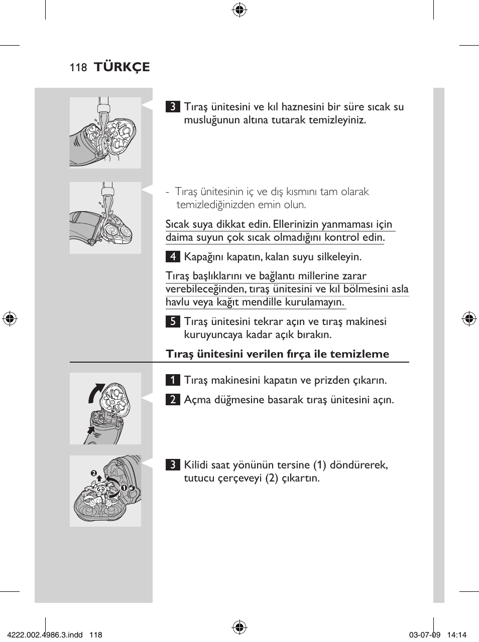 Philips Elektrorasierer User Manual | Page 116 / 124