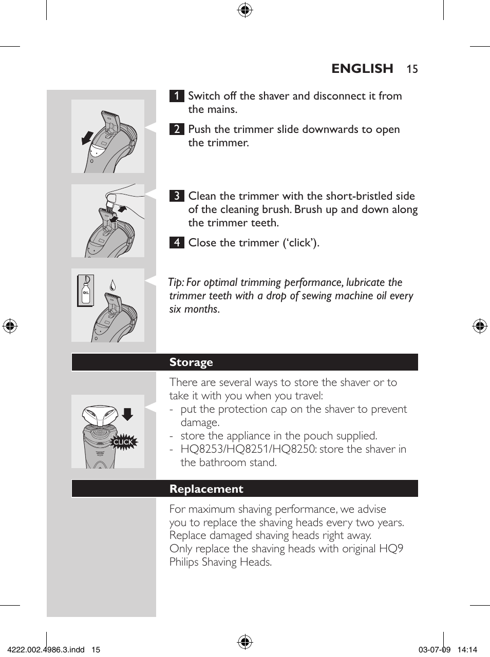 Philips Elektrorasierer User Manual | Page 13 / 124