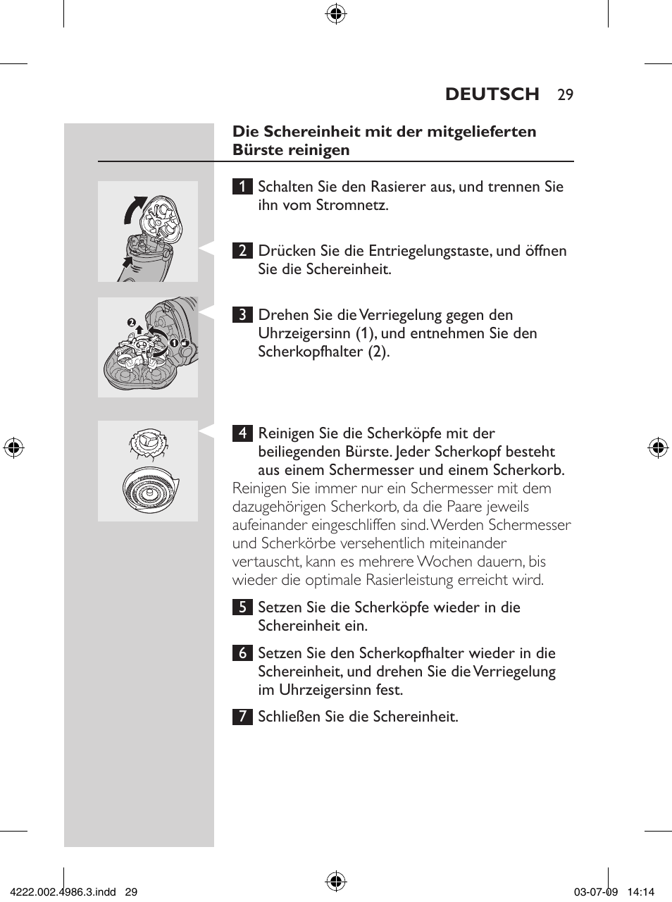 Philips Elektrorasierer User Manual | Page 27 / 124