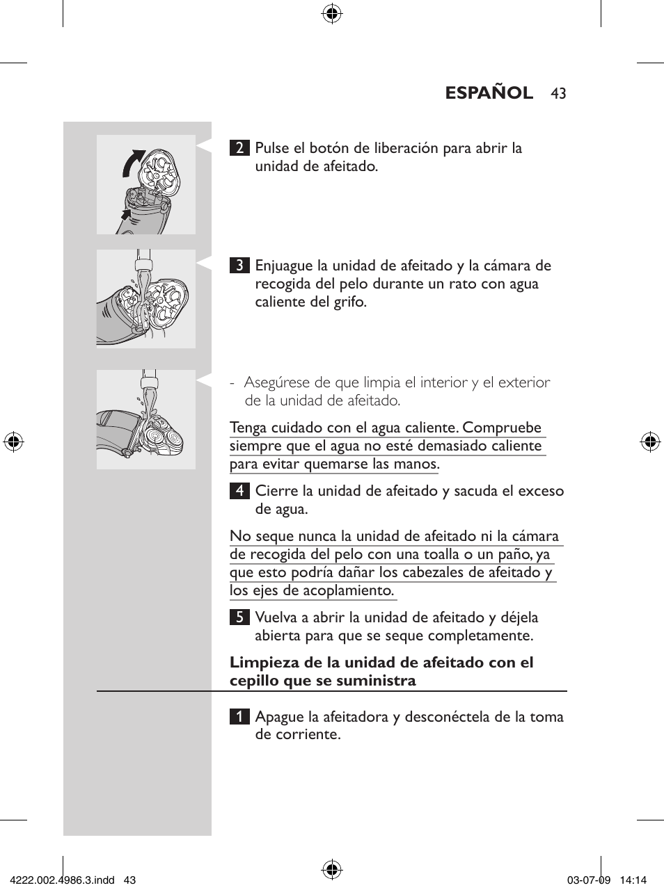 Philips Elektrorasierer User Manual | Page 41 / 124