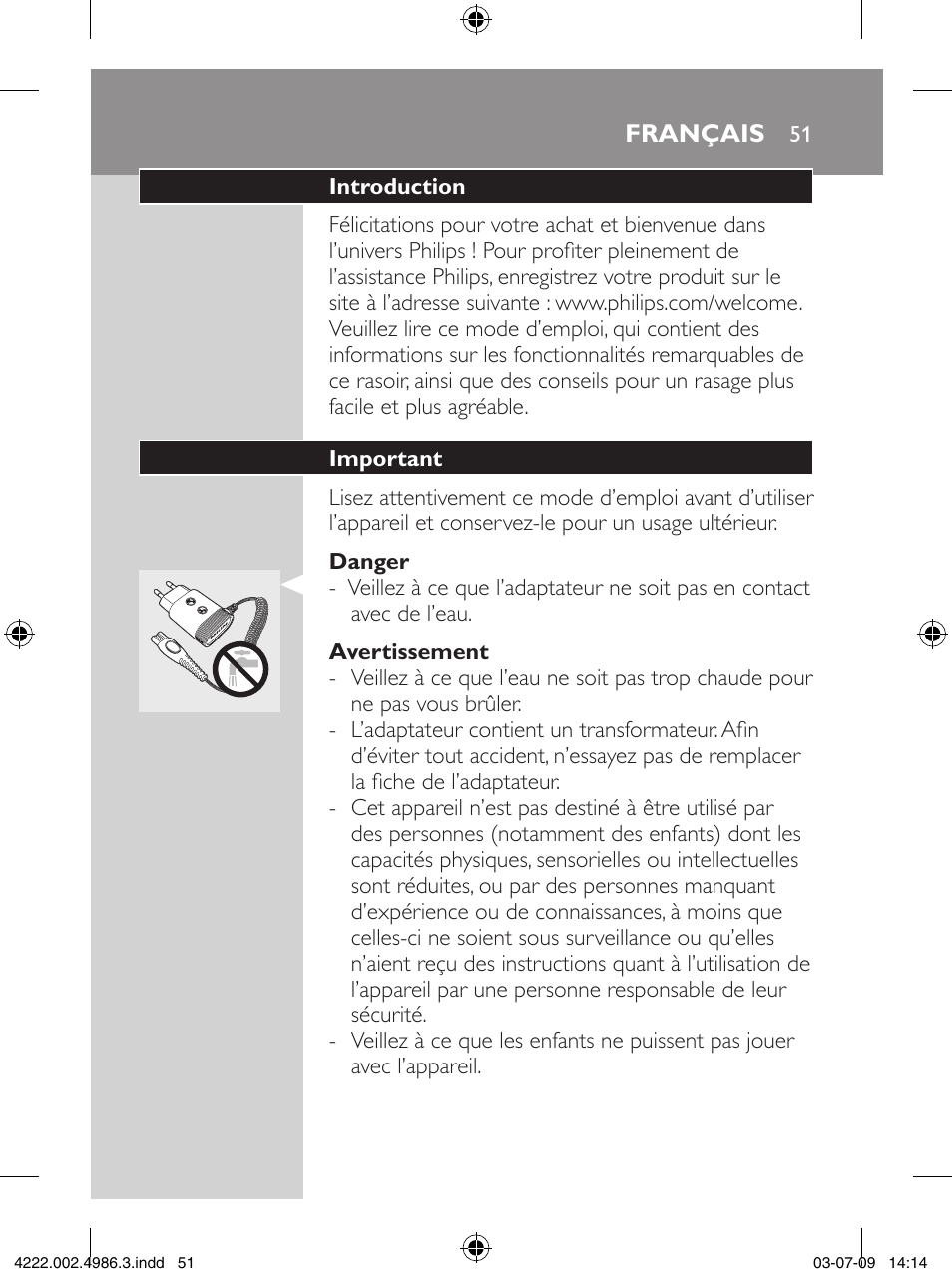 Philips Elektrorasierer User Manual | Page 49 / 124