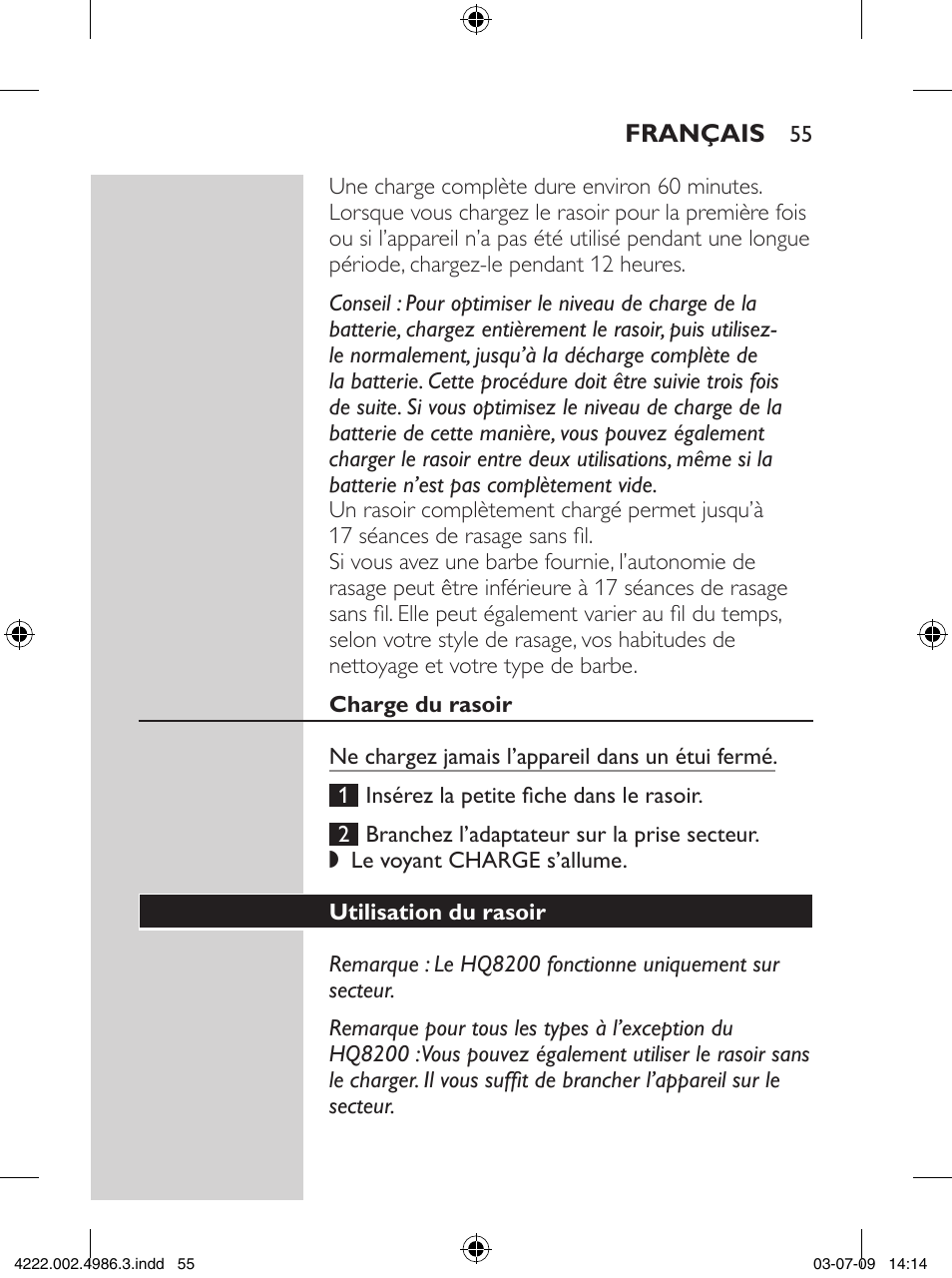 Philips Elektrorasierer User Manual | Page 53 / 124