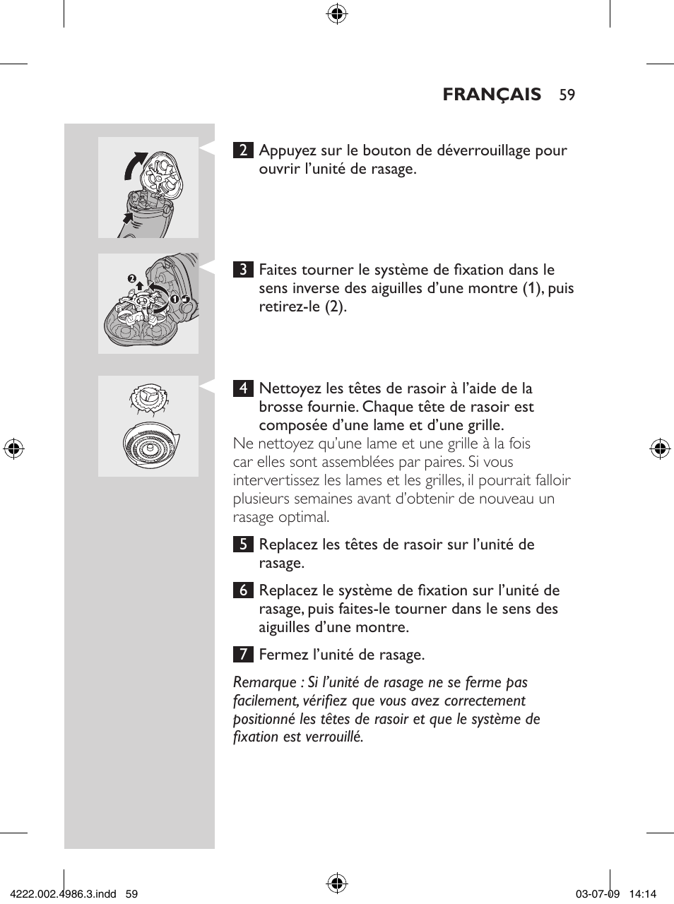 Philips Elektrorasierer User Manual | Page 57 / 124