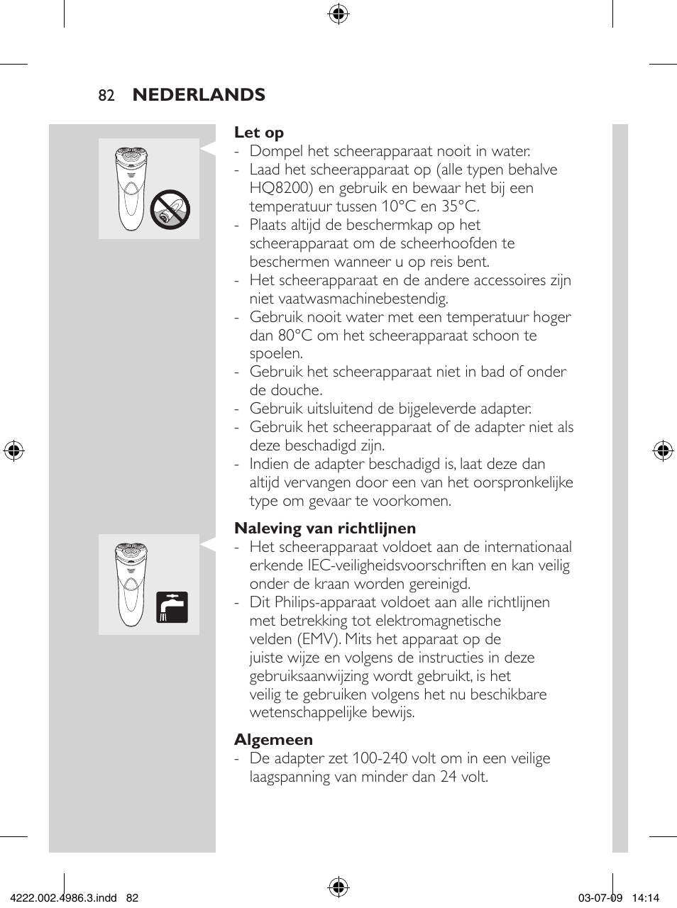 Philips Elektrorasierer User Manual | Page 80 / 124