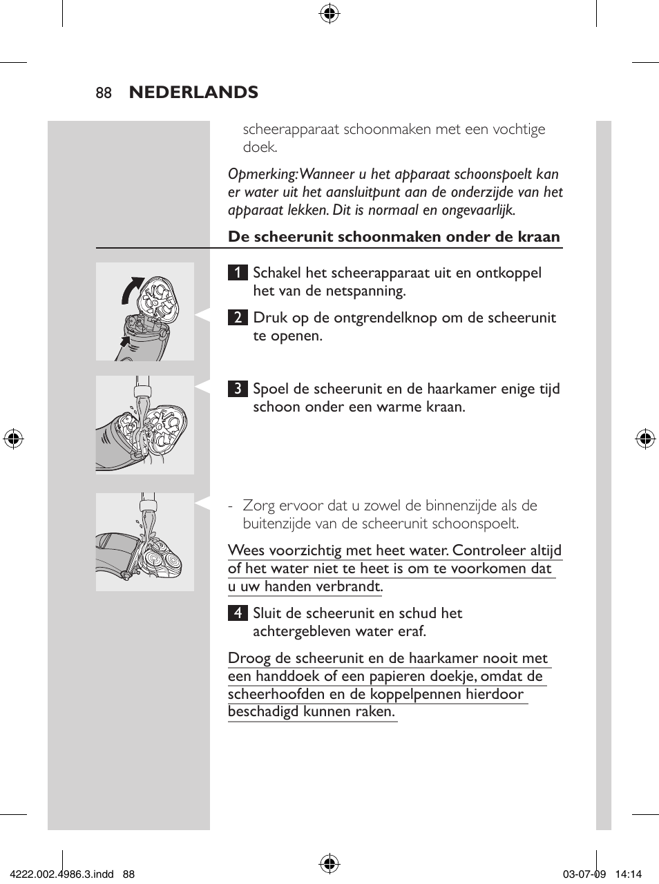 Philips Elektrorasierer User Manual | Page 86 / 124