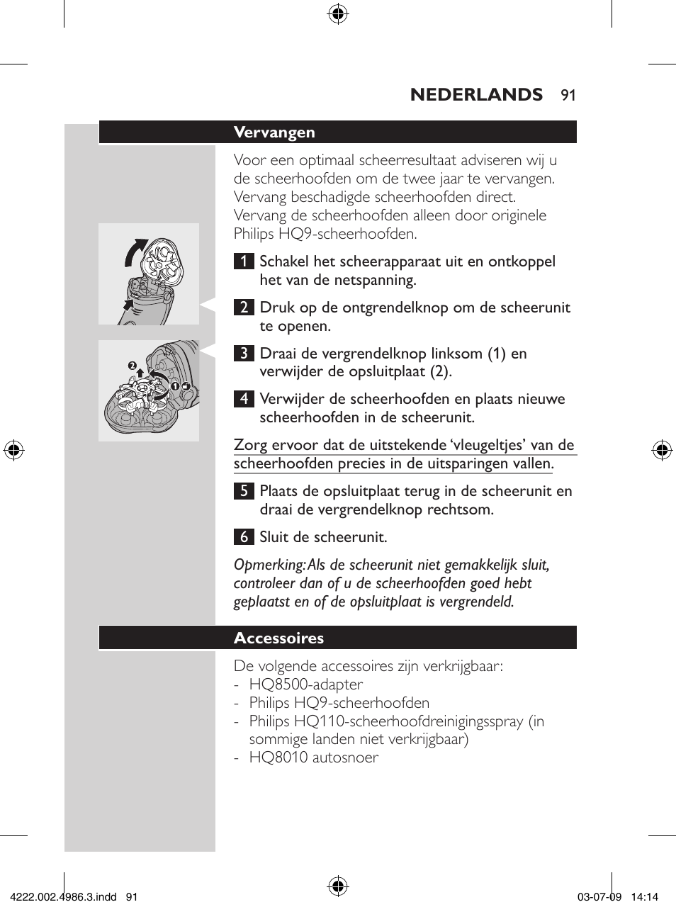 Philips Elektrorasierer User Manual | Page 89 / 124