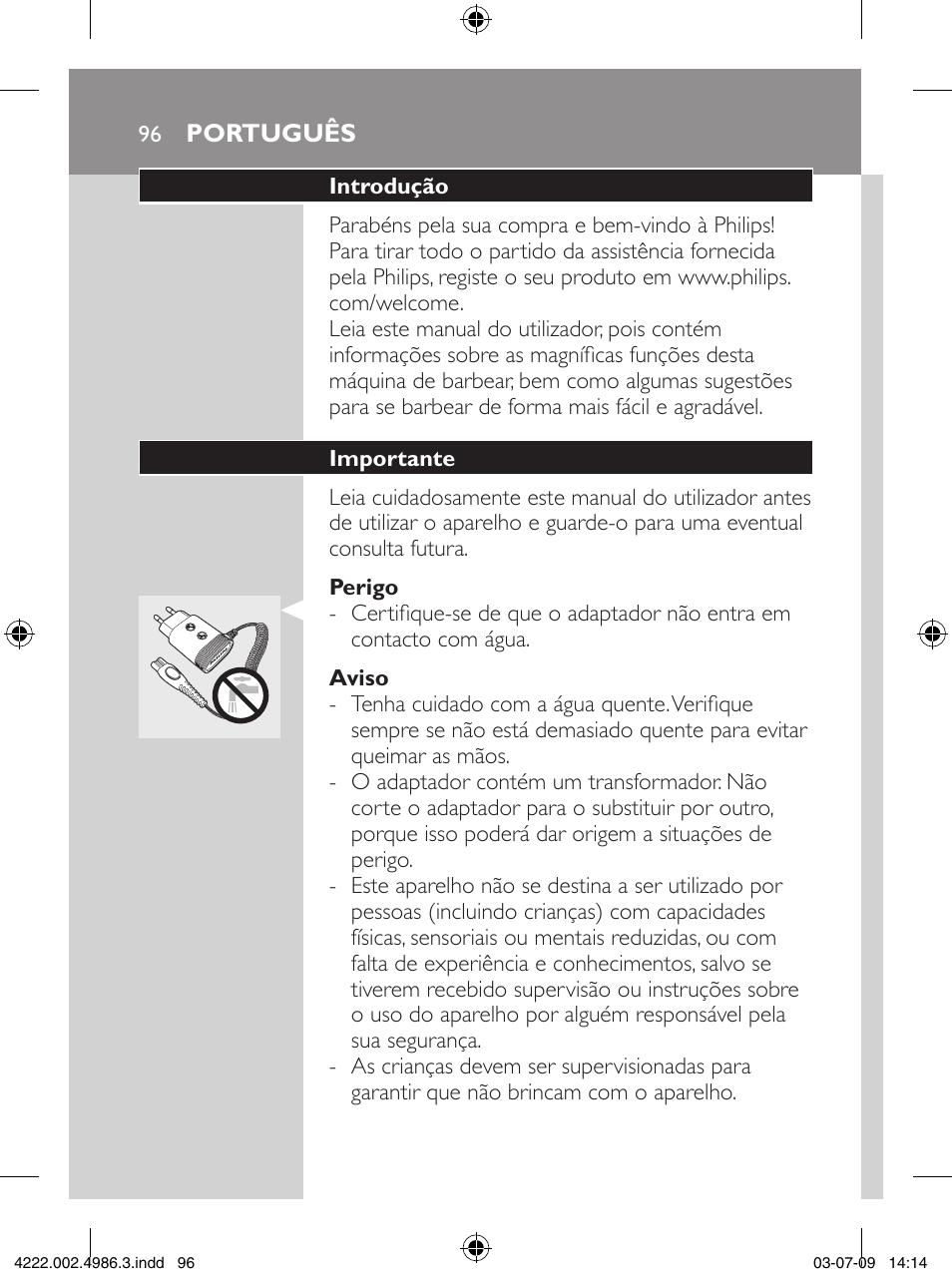 Philips Elektrorasierer User Manual | Page 94 / 124