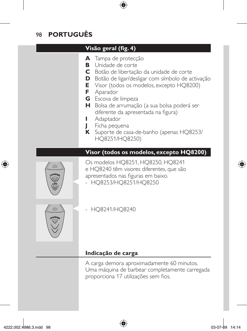 Philips Elektrorasierer User Manual | Page 96 / 124