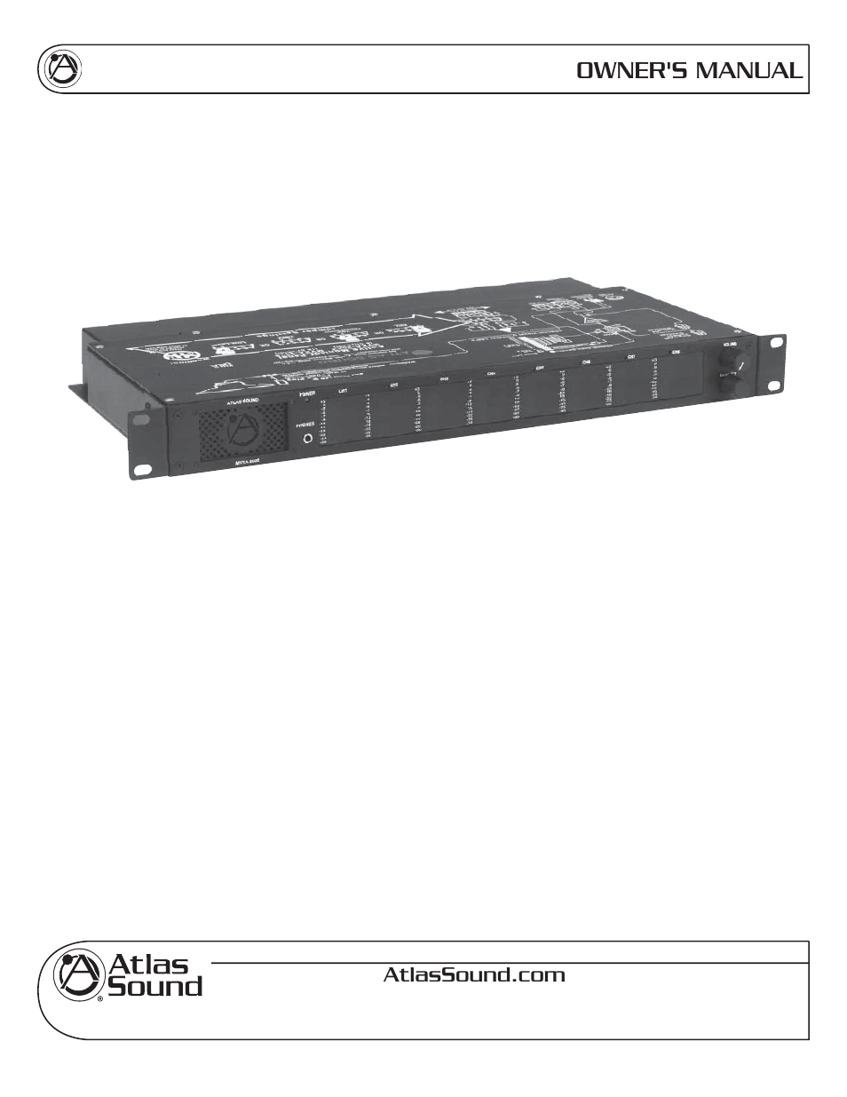 Atlas Sound MVXA User Manual | 8 pages