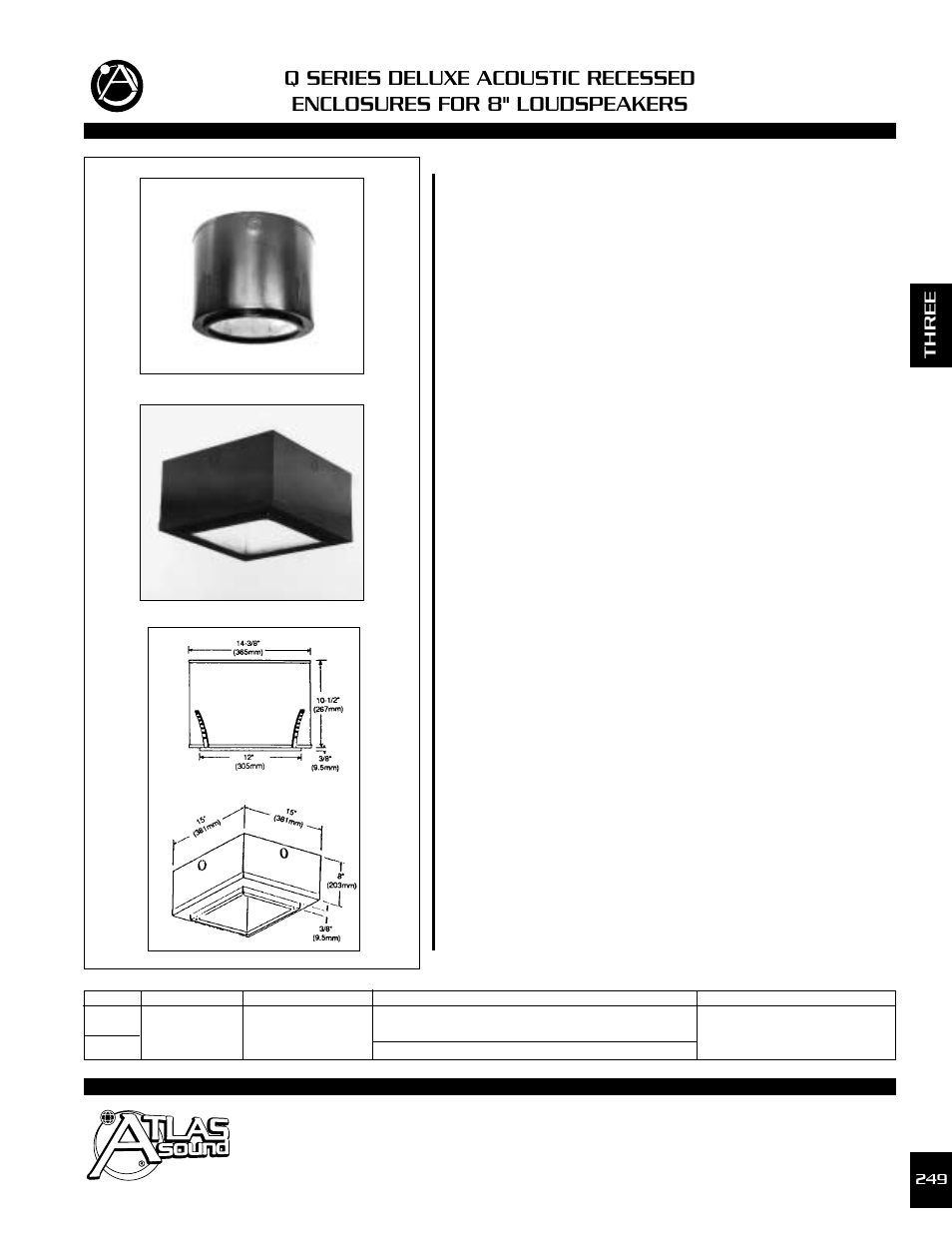 Atlas Sound Q408 User Manual | 1 page