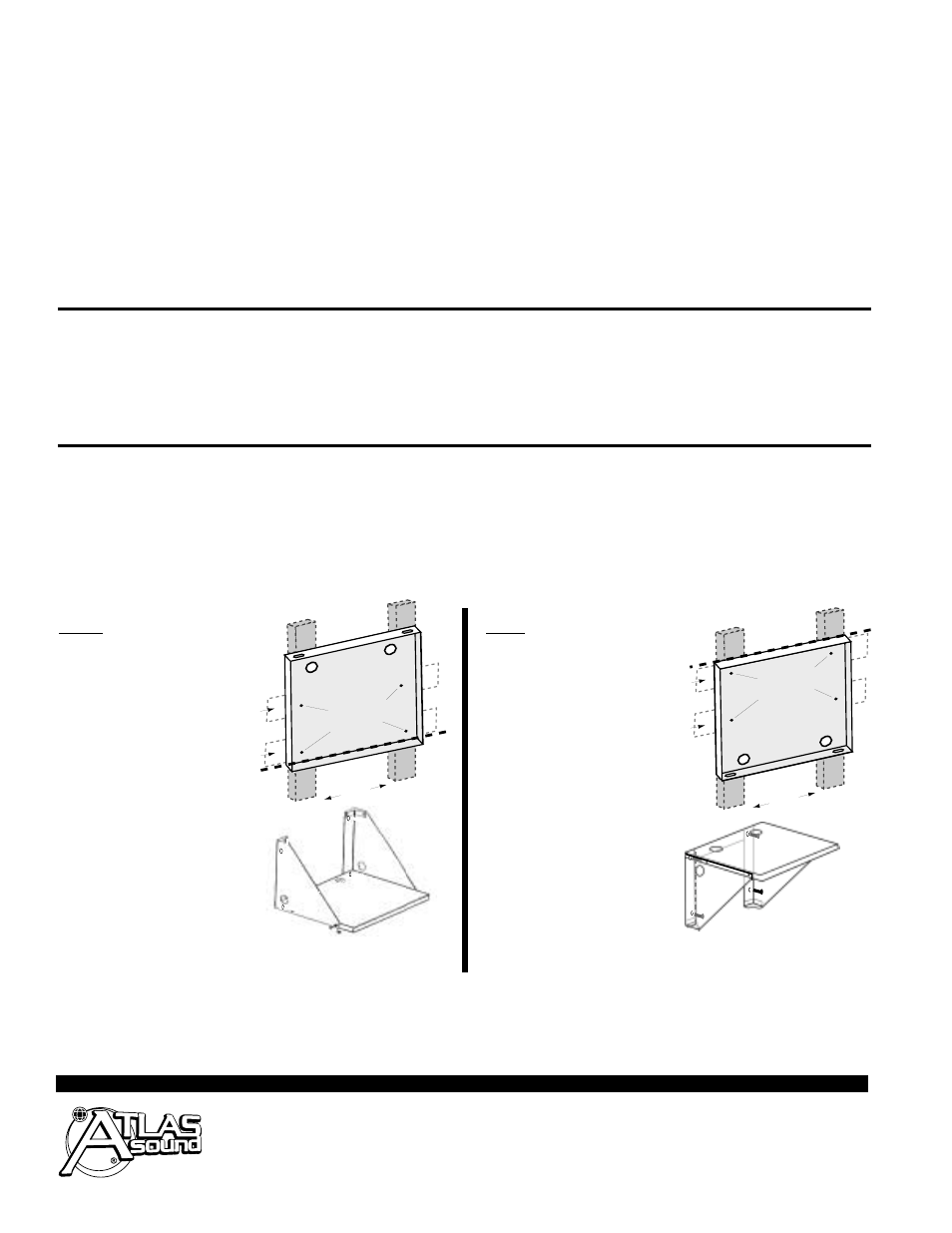 Architect & engineer specifications | Atlas Sound Wall Mount Shelves AS-140 User Manual | Page 2 / 2
