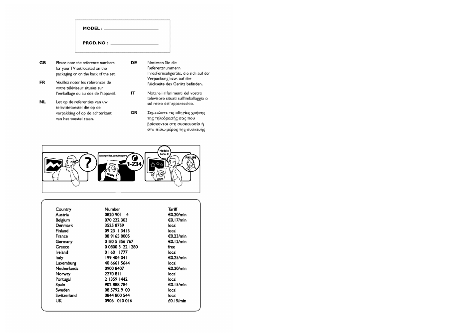 Philips Stereo-TV User Manual | Page 2 / 76