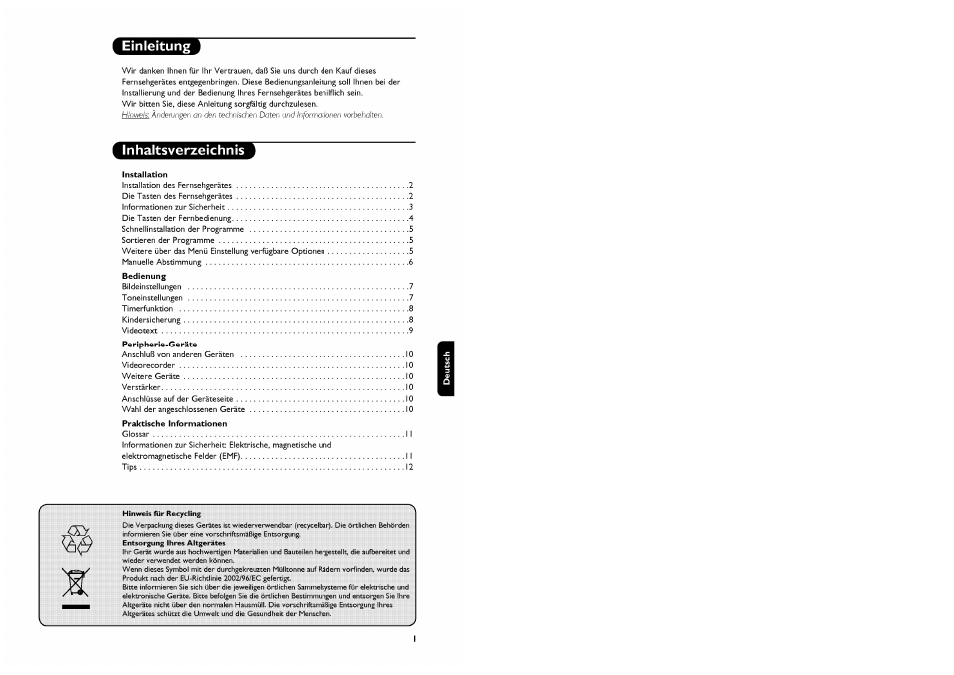 Philips Stereo-TV User Manual | Page 39 / 76