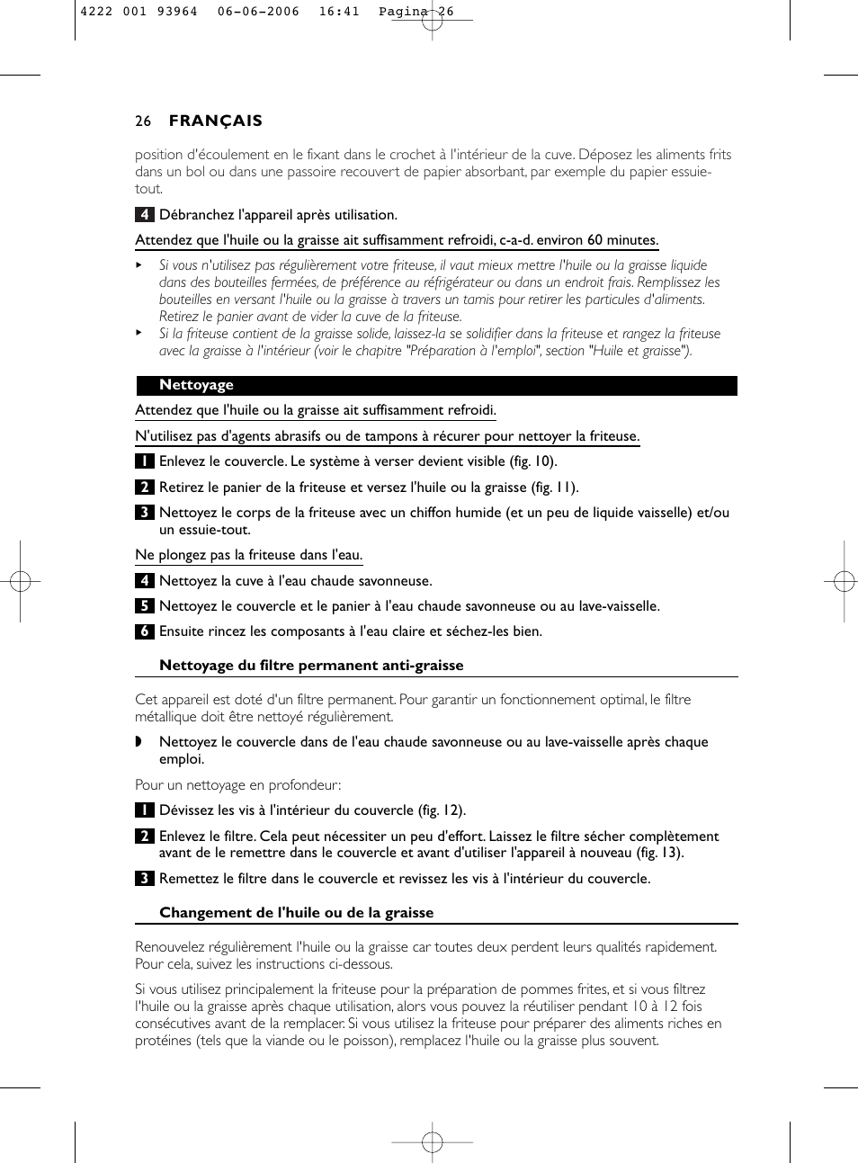 Philips Fritteuse User Manual | Page 26 / 42