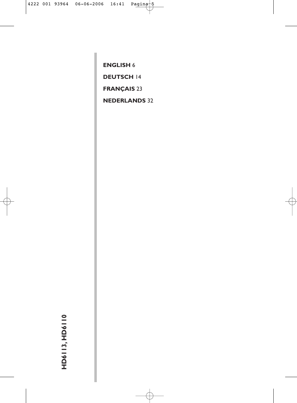 Philips Fritteuse User Manual | Page 5 / 42