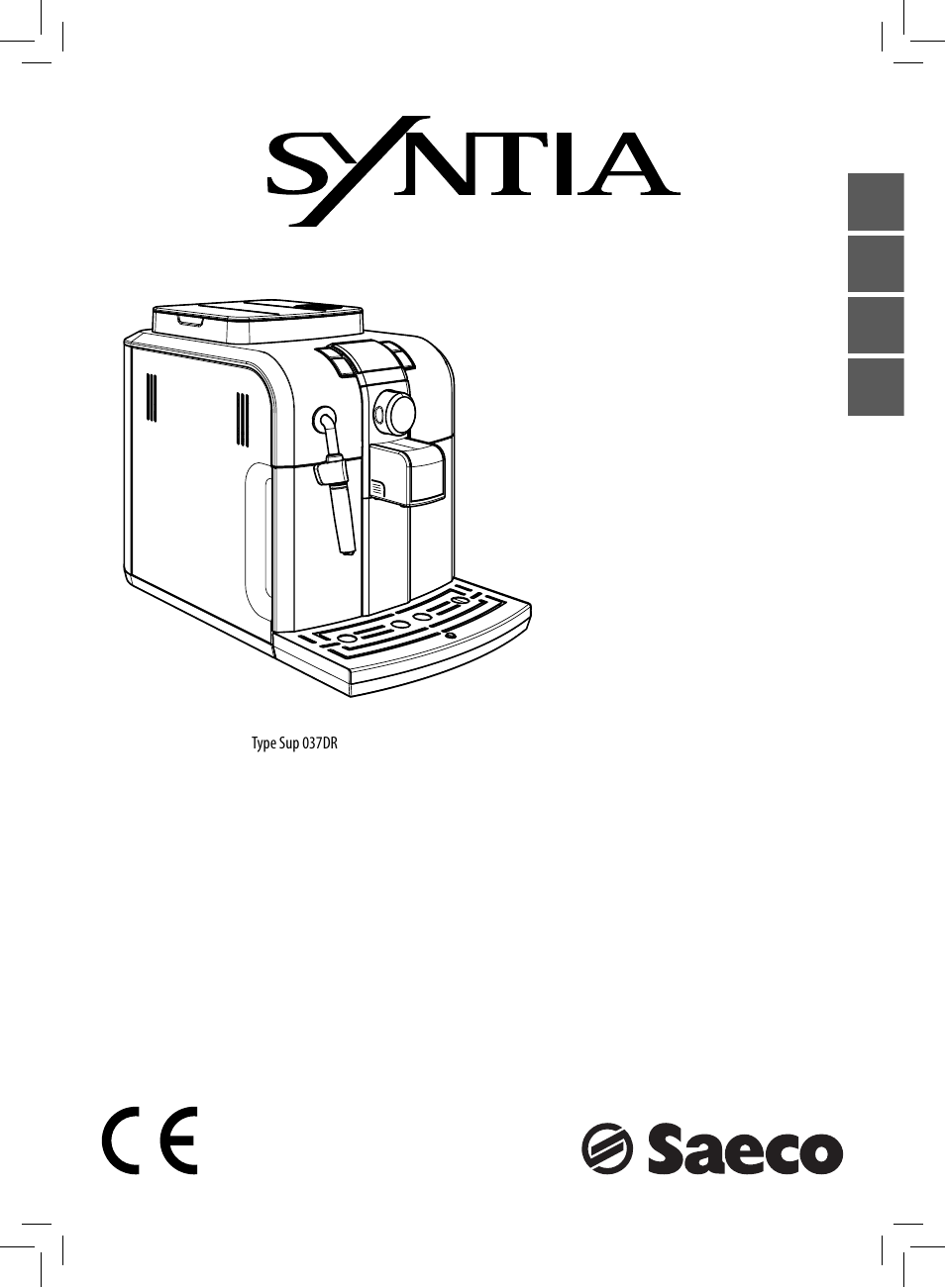 Philips Saeco Syntia Kaffeevollautomat User Manual | 96 pages