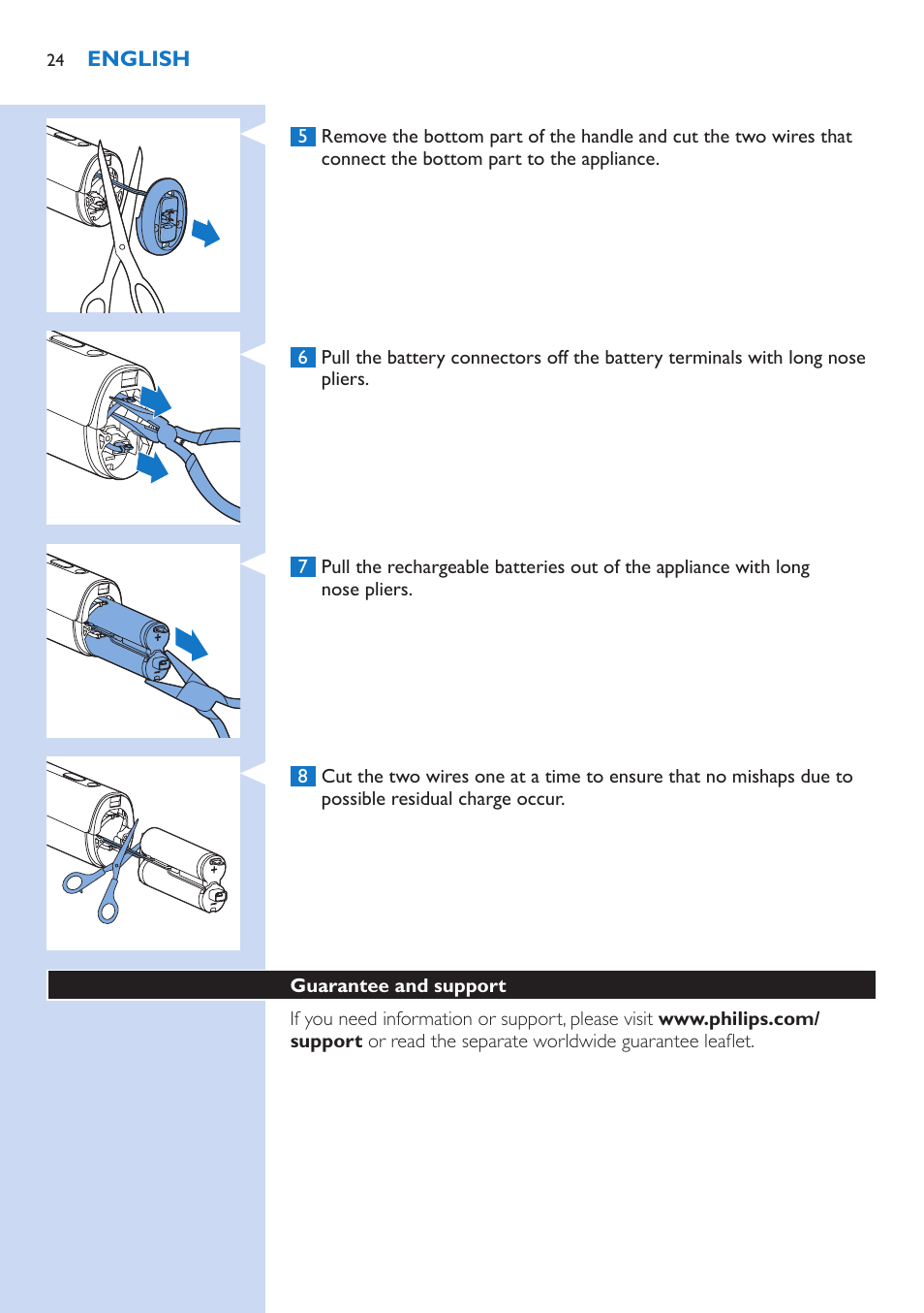 Philips Lumea IPL Haarentfernungssystem User Manual | Page 24 / 106