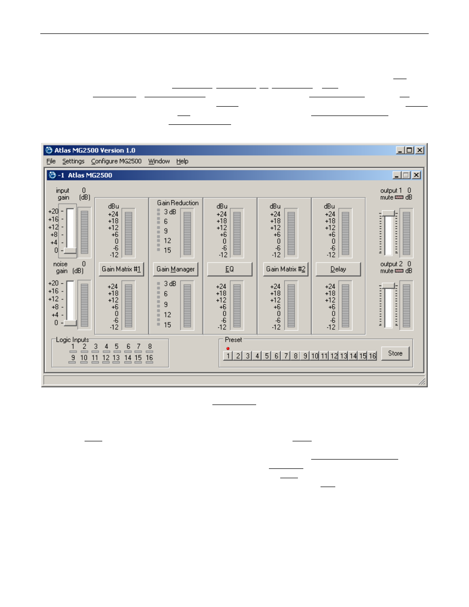 Setup | Atlas Sound MG2500 User Manual | Page 5 / 22