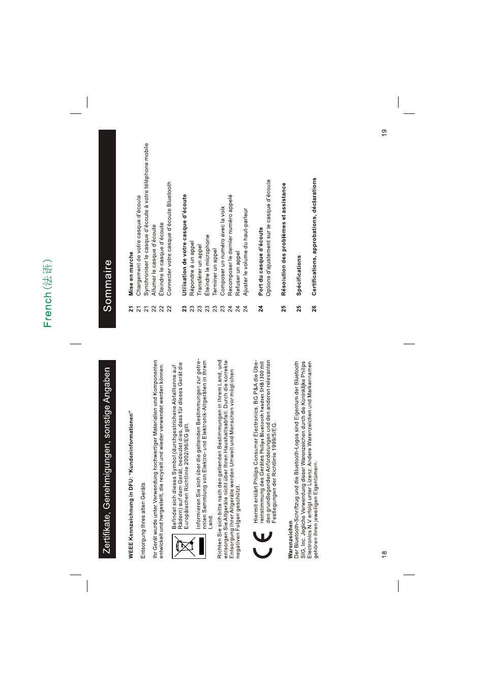 Philips Bluetooth-Headset User Manual | Page 10 / 26