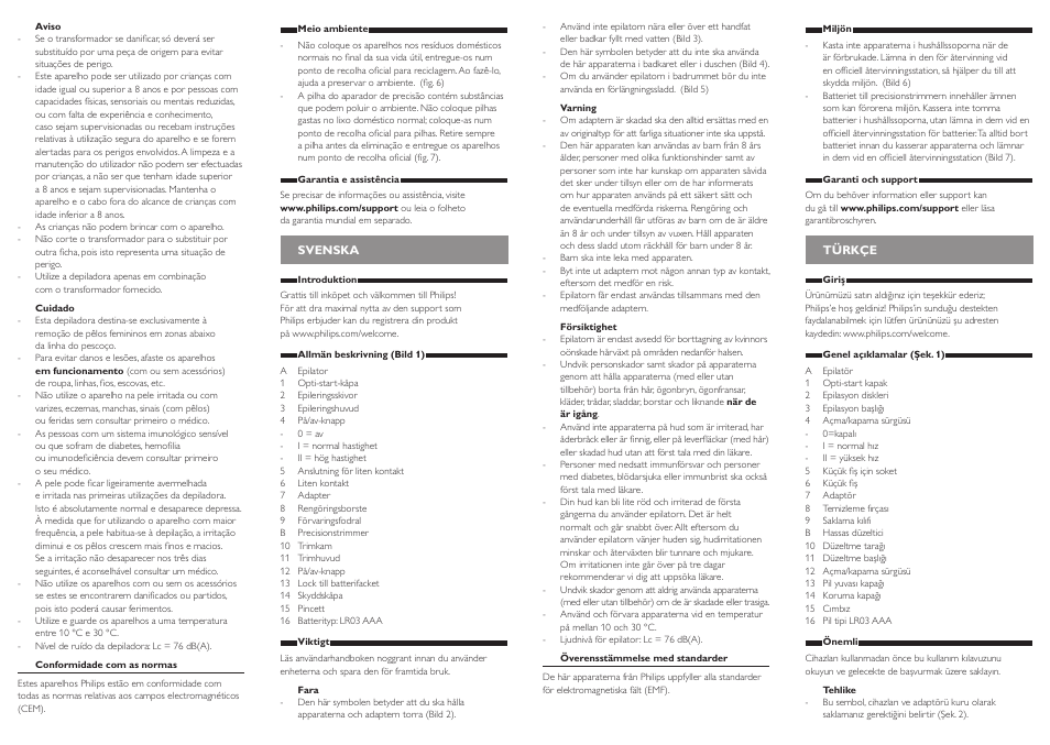 Philips Epilierer Präzisionstrimmer Pinzette User Manual | Page 7 / 8