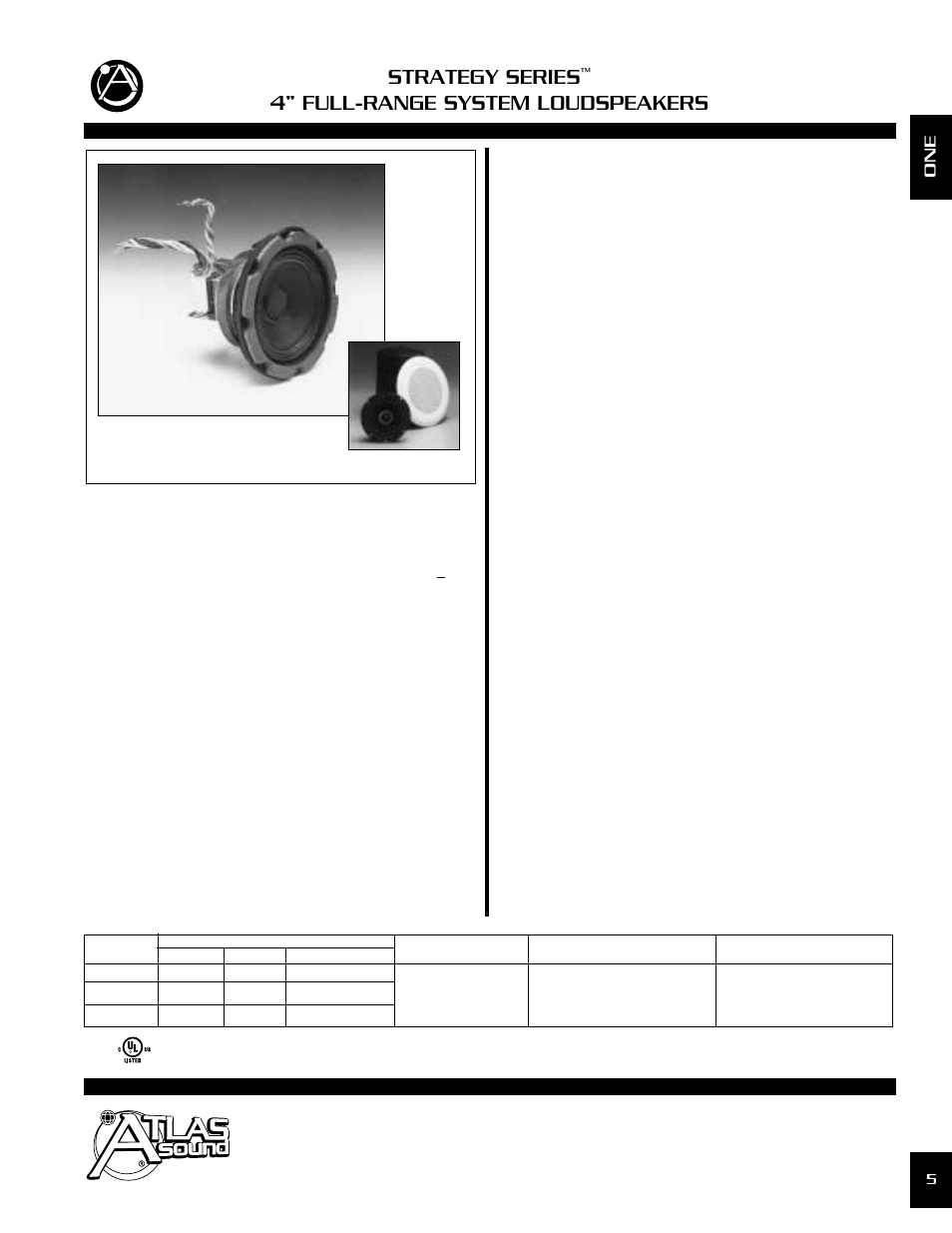 Atlas Sound FA114 User Manual | 2 pages