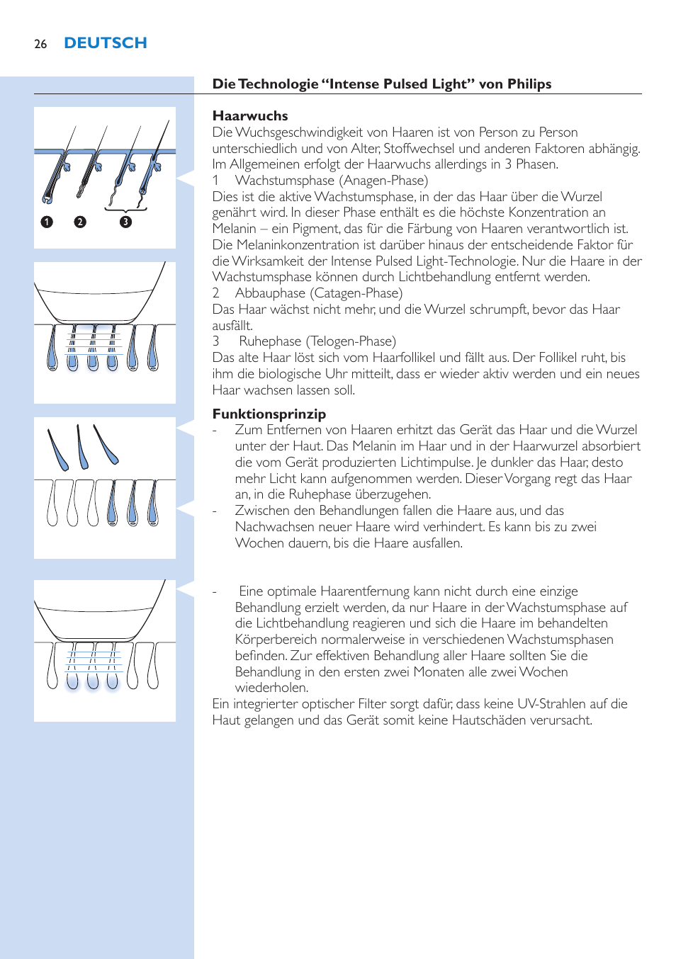 Philips Lumea Essential IPL Haarentfernungssystem User Manual | Page 26 / 134