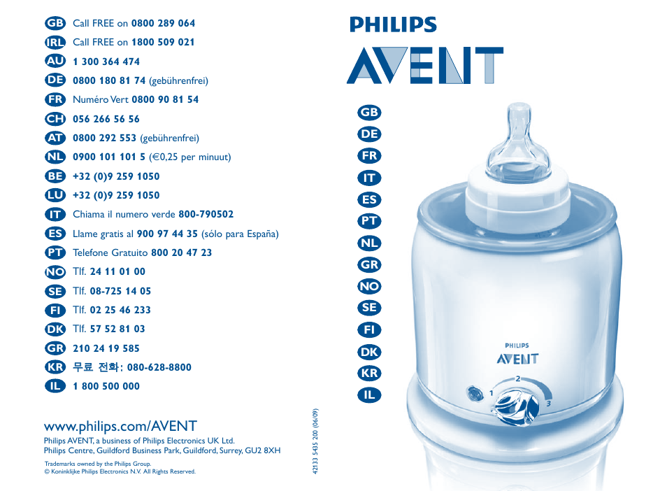 Philips AVENT Flaschenernährungs-Set User Manual | 17 pages