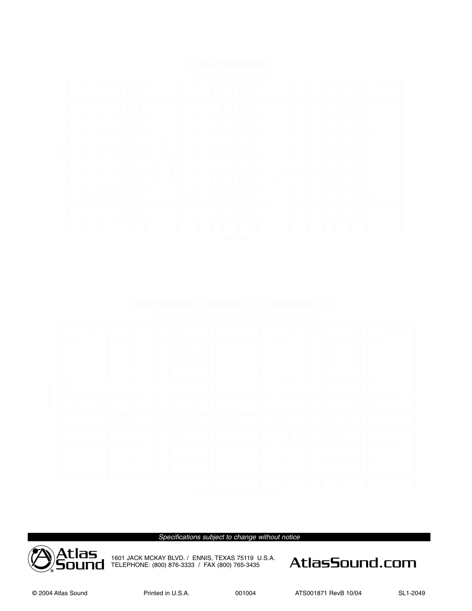 Atlas Sound STRATEGY SERIES II FAP42TC User Manual | Page 2 / 3