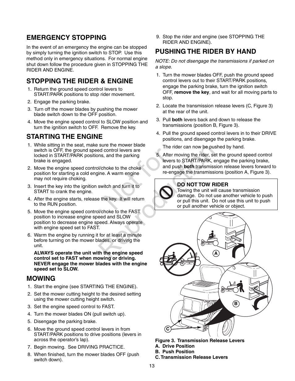 Not for reproduction | Axion ZT2142 User Manual | Page 13 / 48