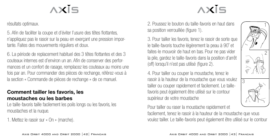 Bodyline Products International AXIS ORBIT AX-2320 User Manual | Page 22 / 47