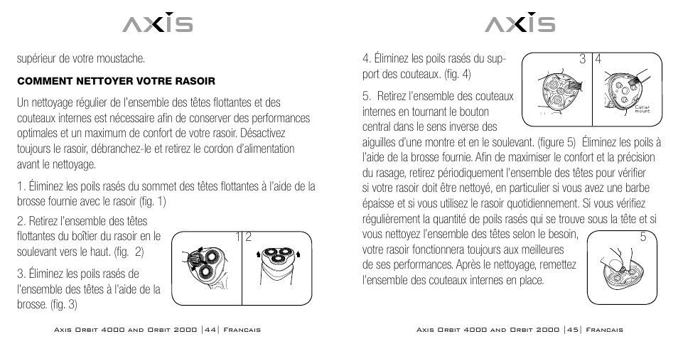 Bodyline Products International AXIS ORBIT AX-2320 User Manual | Page 23 / 47