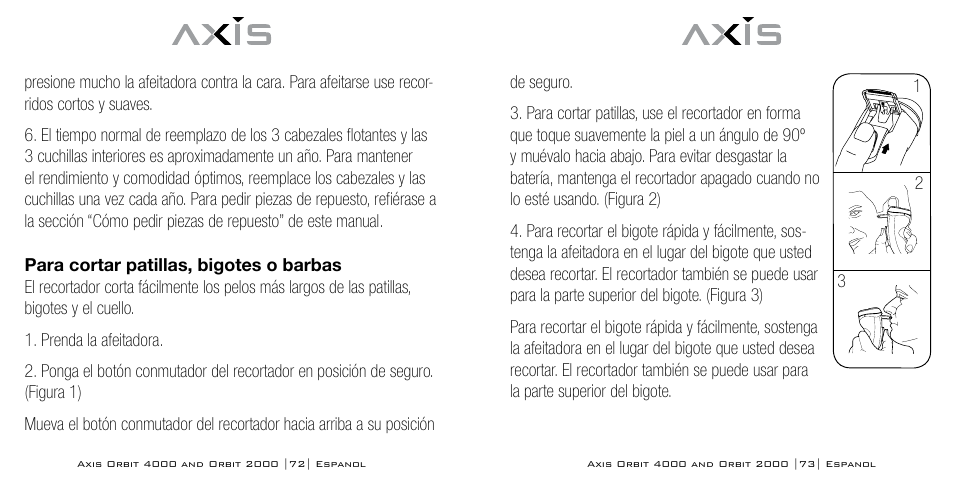 Bodyline Products International AXIS ORBIT AX-2320 User Manual | Page 37 / 47