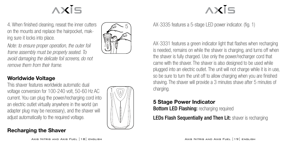 Axis AX-333 User Manual | Page 10 / 47