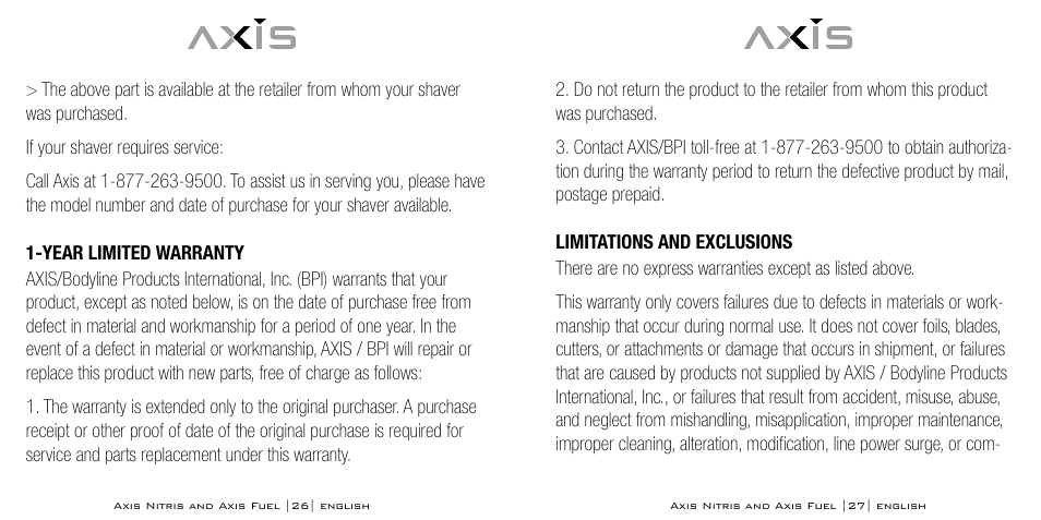 Axis AX-333 User Manual | Page 14 / 47