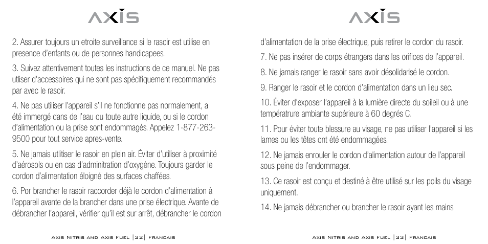 Axis AX-333 User Manual | Page 17 / 47