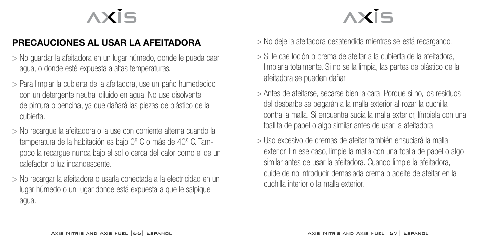 Axis AX-333 User Manual | Page 34 / 47