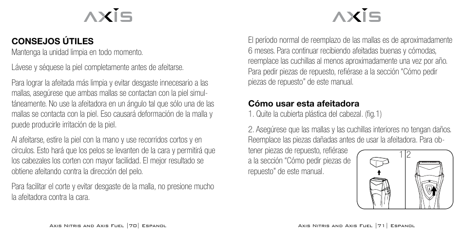 Axis AX-333 User Manual | Page 36 / 47