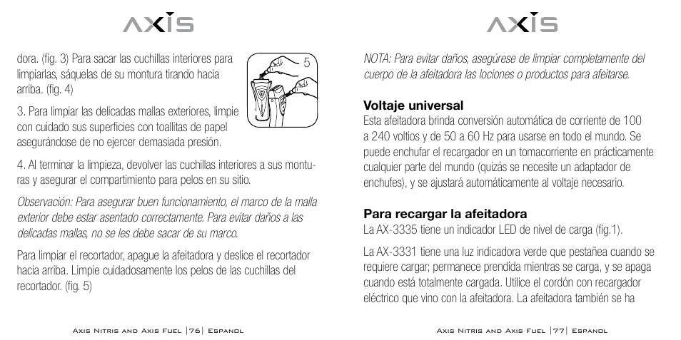 Axis AX-333 User Manual | Page 39 / 47