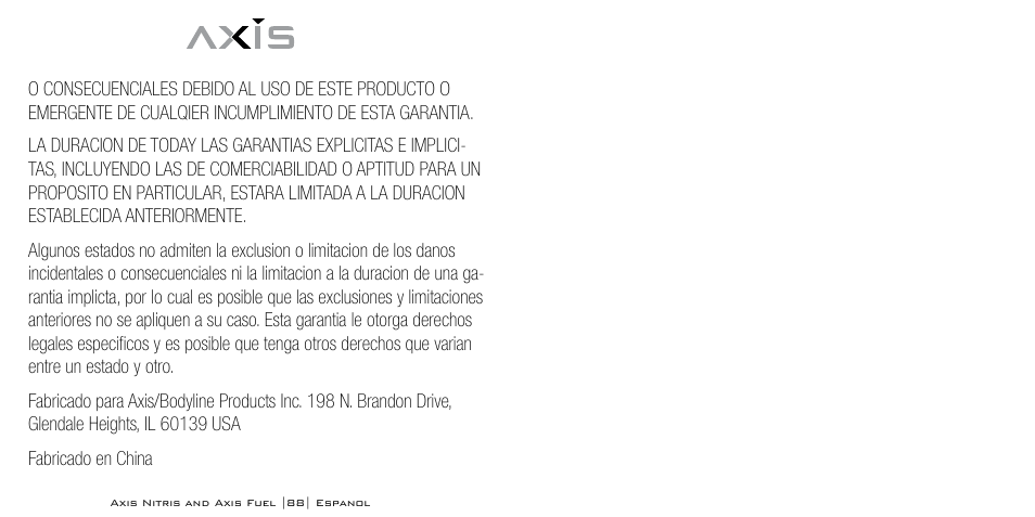 Axis AX-333 User Manual | Page 45 / 47