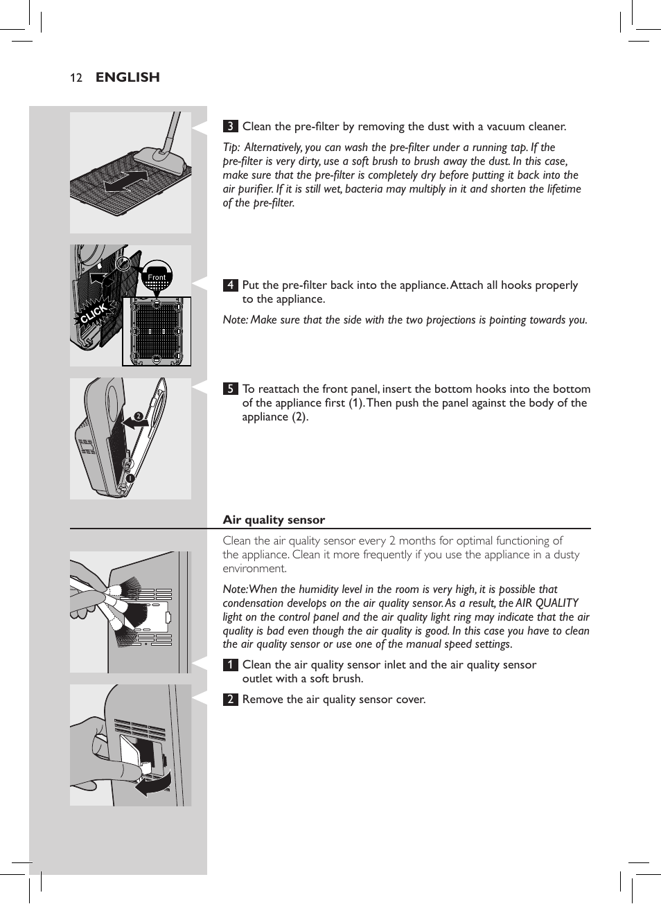 Philips Luftreiniger User Manual | Page 14 / 72