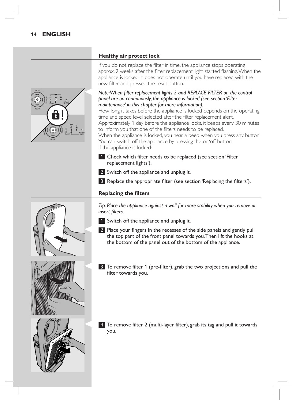 Philips Luftreiniger User Manual | Page 16 / 72