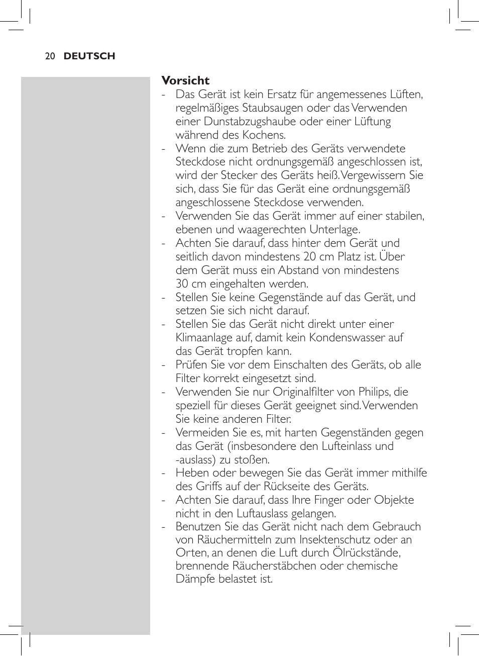 Philips Luftreiniger User Manual | Page 22 / 72