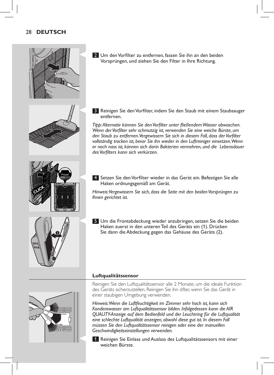 Philips Luftreiniger User Manual | Page 30 / 72