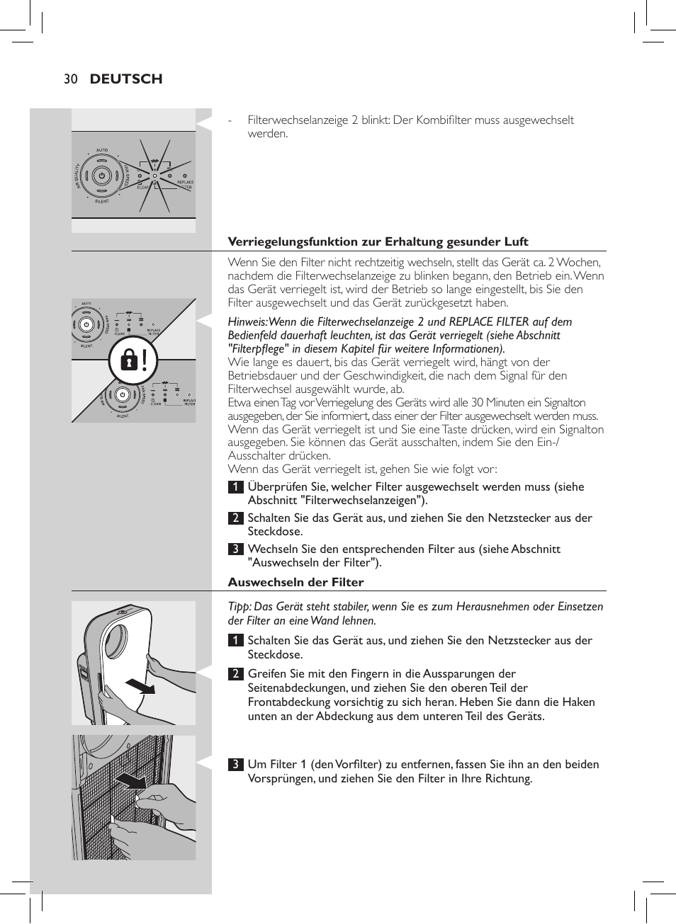 Philips Luftreiniger User Manual | Page 32 / 72