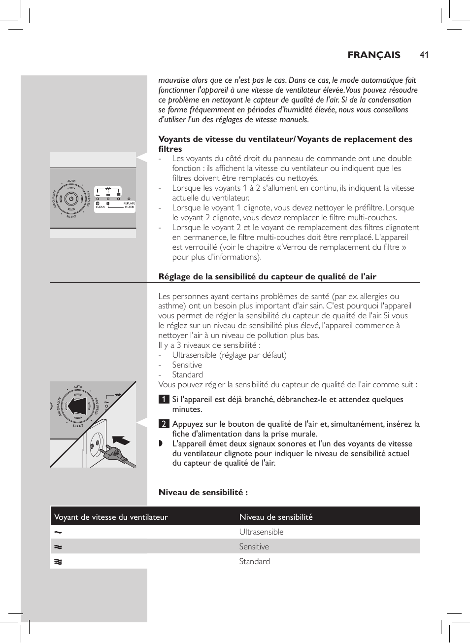 Philips Luftreiniger User Manual | Page 43 / 72