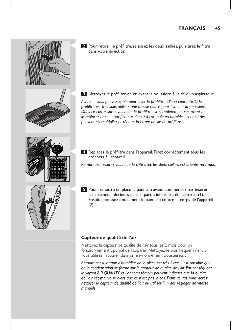 Philips Luftreiniger User Manual | Page 47 / 72
