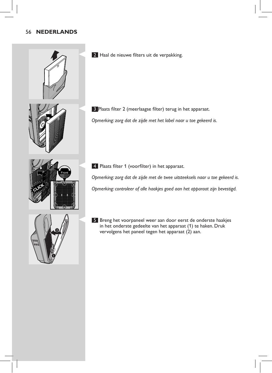 Philips Luftreiniger User Manual | Page 58 / 72